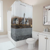 Tibbettsポイント灯台シャワー・カーテン シャワーカーテン (インサイチュ)