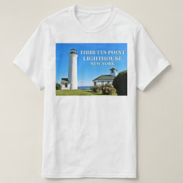 Tibbettsポイント灯台、ニューヨークのTシャツ Tシャツ
