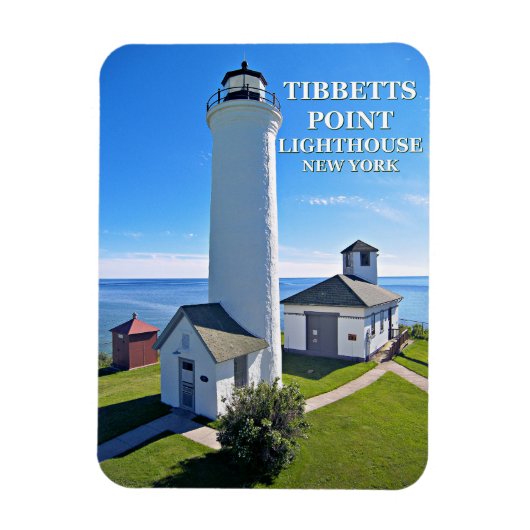 Tibbetts Point Light house, New York Photo Magnet マグネット (縦)