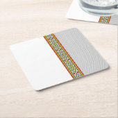 Tibeb スクエアペーパーコースター (アングル)