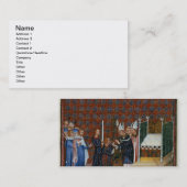 Tiberius B VIII氏の王のチャールズf.58即位 名刺 (正面/裏面)