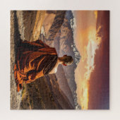TIbet - Buddhism - Meditation ジグソーパズル (横)