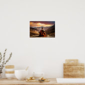 TIbet - Buddhism - Meditation ポスター (キッチン)