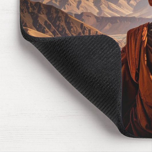 TIbet - Buddhism - Meditation マウスパッド (コーナー)