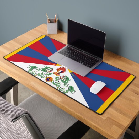 Tibet flag phone case デスクマット (オフィス2)