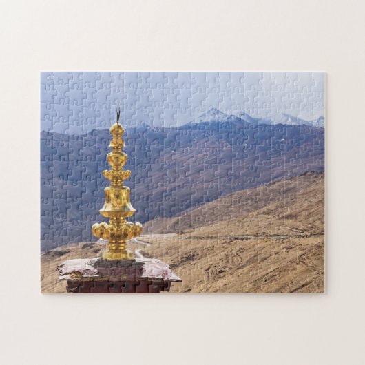 Tibet - Ganden Buddhist Monastery ジグソーパズル (横)