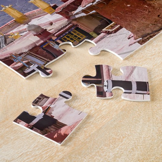 Tibet - Ganden Buddhist Monastery ジグソーパズル (側面)