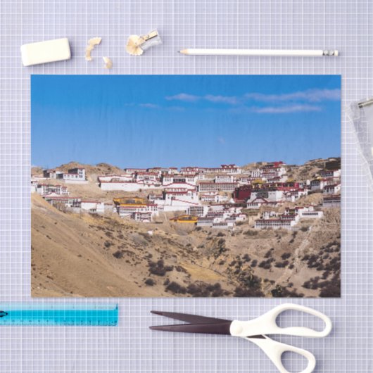 Tibet - Ganden Buddhist Monastery 薄葉紙 (クラフト)