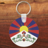 Tibet & Tibetan Flag fashion, travel / Himalayas キーホルダー (裏面)
