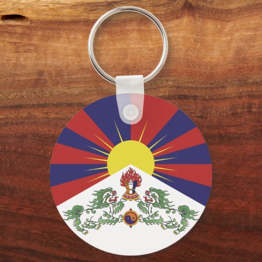 Tibet & Tibetan Flag fashion, travel / Himalayas キーホルダー (正面)
