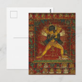 Tibetan Buddhism Deity Kalachakra ポストカード (正面/裏面)
