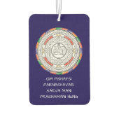 Tibetan Buddhism Parnashavari Protection Amulet カーエアーフレッシュナー (裏面)