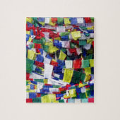 Tibetan Buddhist Prayer Flags ジグソーパズル (縦)