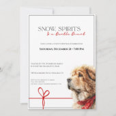 Tibetan Mastiff Christmas Party Invitation  招待状 (正面)