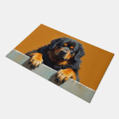 Tibetan Mastiff Doormat Art ドアマット (アングル)
