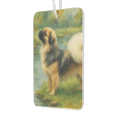 Tibetan Spaniel カーエアーフレッシュナー (左)