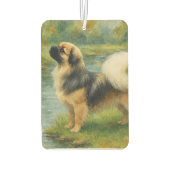 Tibetan Spaniel カーエアーフレッシュナー (裏面)
