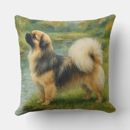 Tibetan Spaniel クッション (裏面)