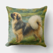 Tibetan Spaniel クッション (正面)