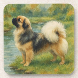 Tibetan Spaniel コースター