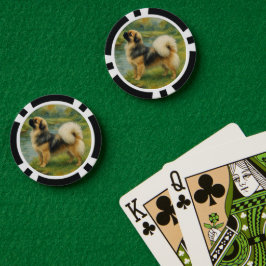 Tibetan Spaniel ポーカーチップ