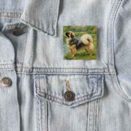 Tibetan Spaniel 缶バッジ