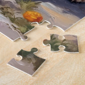 Tibetan Spaniel Monastery Garden Art ジグソーパズル (側面)