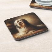 Tibetan Terrier コースター (左側)