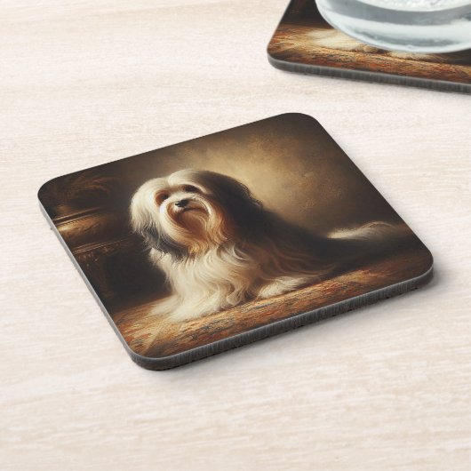 Tibetan Terrier コースター (左側)