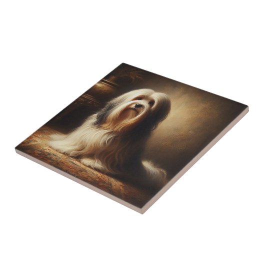 Tibetan Terrier タイル (側面)