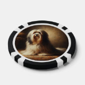 Tibetan Terrier ポーカーチップ (シングル)