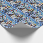 Tibetan Terrier Christmas Prayer Flags Holiday ラッピングペーパー (角)