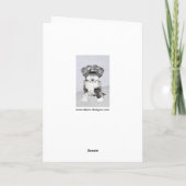 Tibetan Terrier Painting - Cute Original Dog Art カード (裏面)