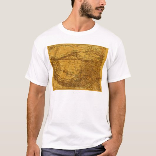 TibetPanoramic MapTibet 2 Tシャツ (正面)