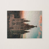 Tibidabo、バルセロナ、スペイン ジグソーパズル (横)