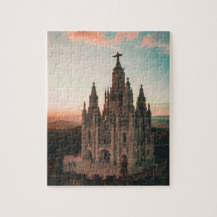 Tibidabo、バルセロナ、スペイン ジグソーパズル