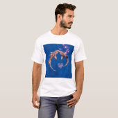 Tiburones blancos enamorados tシャツ (正面フル)