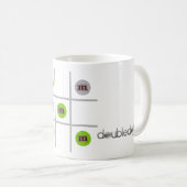 Tic TACのつま先のコーヒー・マグ コーヒーマグカップ (正面右)