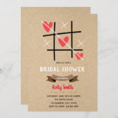 Tic TACのつま先のベビーシャワーの招待 招待状 (正面/裏面)