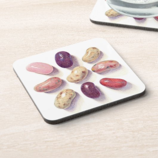 TIC TACトウゼリー豆懸命プラスチックコースター コースター (左側)