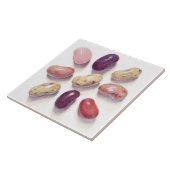 TIC TACトーゼリー豆6"正方形セラミックタイル タイル (側面)