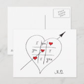 Tic Tacラブトゥー ポストカード (正面/裏面)