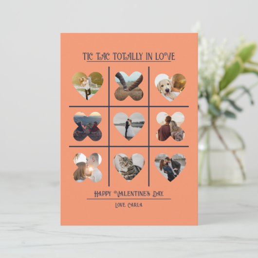 Tic Tac完全に愛の写真のバレンタインカード シーズンカード (スタンド正面)