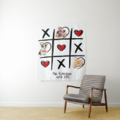 Tic-Tac-Toeファミリフォト タペストリー (インサイチュ)