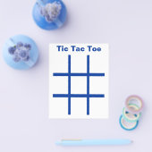 Tic Tac Toeラベルグリッド(1-1/4インチ冷蔵庫用マグネット使用) チラシ (シングル)