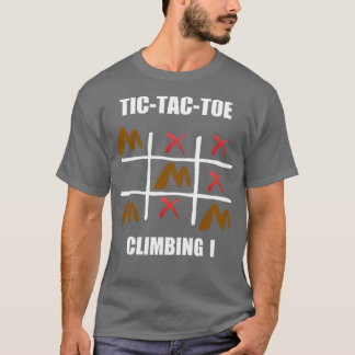 Tic Tac Toe登山が常に勝利 Tシャツ