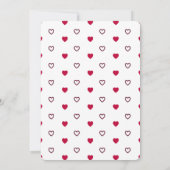 Tic-Tac-Toe:あなたは私のハートバレンタインデーのカードを獲得した ノートカード (裏面)