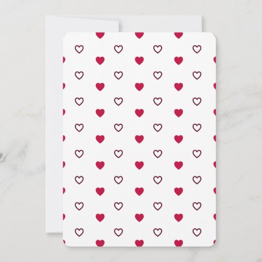 Tic-Tac-Toe:あなたは私のハートバレンタインデーのカードを獲得した ノートカード (裏面)