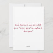 Tic-Tac-Toe-おもしろいValentine's Day シーズンカード (裏面)