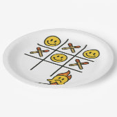 Tic Tac Toe ペーパープレート (アングル)